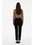 Kadın Siyah Pantolon (Kanvas-Chino) 50309266-VR046 4