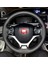 Dikişli Direksiyon Kılıfı Siyah Deri Siyah Dikişli Honda Civic Fb7 2012-16 Için 1
