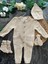 Örgü Desenli %100 Pamuklu 5'li Tulum Set 0-3AY Unisex Model 3