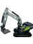 SZT-8887 Sürtmrli Metal Inşaat Aracı Ekskavatör 1 55 1