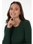 Kadın Koyu Yeşil Kazak /triko 50313626-VR079 2
