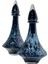 Siyah & Mavi Kapaklı Vazo Seti 2