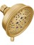 3638BG Duş Acc-Core Dört Fonksiyonlu 4-3/8 "çaplı Püskürtme Başlığı Standart, Fırçalanmış Altın 3