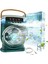 Fanı 3 Hızlı Rüzgarlı Taşınabilir Ac Sessiz Sis Fanı USB Şarj Edilebilir Küçük Taşınabilir Klima 600ML Hava Soğutucu Fanı, 7 Gece Lambalı 1/2/3 H Zamanlayıcı Stili 2, Hava Soğutucu Fanı 1