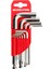 4905007108 Allen Anahtarlar Ballpoint Hexagon, Krom, 8'li 1