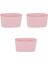 Kapadokya Saksı (Pastel Pembe) 3 Adet 1