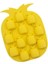 2 Adet Ananas Şekilli Buz Küpü Kalıbı Yapışmaz Silikon Ananas Buzluk Buz ve Çikolata Kalıbı Sarı Renk 3