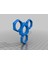 Bg.3d Mini Ninja Yıldızı - El Spinner / Edc Spinner / Fidget Oyuncak (Plastik Aparattır!!!) 3D 2