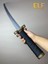 Muichiro Tokito Katlanabilir Katana Cosplay Katana Güçlü Plastik 99CM Katlanabilen Katana ElfStore3D 1