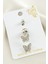 Kelebek Zirkon Taşlı Çelik Piercing 1 Adet 2