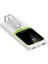 10000MAH 22.5W Dahili Kablolu Taşınabilir Beyaz Powerbank Rp-Pbc1 2