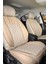 seat Toledo ile Uyumlu Lüx Yarı Deri Oto Koltuk Kılıfı Ön Arka Takım Petra Bej 1