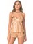 - Gold Saten Babydoll Şort Takımı 1