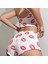 Mdb Mdbshop Dudak Desenli Şortlu Pijama Takımı 5