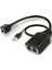 4711 1x2 Port RJ45 USB Güç Destekli Ethernet Switch Splitter Çevirici Çoklayıcı 1