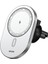 Wekome WP-U207 Kablosuz Araç Şarj Cihazı Tutucu Manyetik 15W Hızlı Şarj 360 Derece Dönebilen Havalandırma Menfezi Tutucu-Beyaz (Yurt Dışından) 1