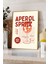 Aperol Spritz Poster - Kokteyl Tablo, Poster - Ahşap Çerçeveli 2
