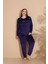 Kadın Kışlık Kadife Battal Pijama Takımı 10