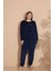 Kadın Kışlık Kadife Battal Pijama Takımı 1