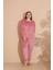 Kadın Kışlık Kadife Battal Pijama Takımı 10