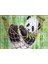 Cakapuzzle Hamakta Dinlenen Panda Dijital Çizim 120 Parça Puzzle Yapboz Mdf (Ahşap) 1