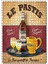 Le Pastis Menü Afişi Görseli 120 Parça Puzzle Yapboz Mdf (Ahşap) 1