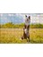 Sarı Çayırda Zıplayan Kahverengi Beyaz Köpek 120 Parça Puzzle Yapboz Mdf (Ahşap) 1