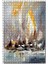 Yelkenli Gemiler Yağlıboya Resim 120 Parça Puzzle Yapboz Mdf (Ahşap) 1