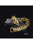 Retro Kral Başlığı Ejderha Şekilli Hip-Hop Bilezik (Yurt Dışından) 4