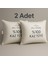 2 adet %100 Kaz Tüyü Yastık 20 Gıdık (ALÇAK YATIŞ) 50x70 Elizza - Biyeli 1