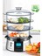 Cookfit Dijital 3 Katlı Paslanmaz Çelik Buharlı Pişirici 10 L – 700-800W Yüksek Performans 11