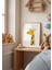 Sleepy Giraffe - Doğal Ahşap Çerçeveli Tablo - Huzurlu Çocuk Posteri 2