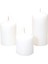 3'lü Ekru Silindir Mum (5,5-7,5-10 cm) 2