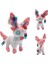 Kawaii Mimikyu Eevee Doldurulmuş Peluş Oyuncak Pokemon Evrim Umbreon Flareon Jolteon Glaceon Vaporeon Sylveon Espeon Peluche Bebekler Renk: B Stand Sylveon (Yurt Dışından) 1