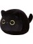 7/11/20CM Kawaii Küçük Sevimli Siyah Kedi Peluş Bebek Karikatür Doldurulmuş Yuvarlak Top Kedi Peluş Kızının Çantası Anahtarlık Kolye Toysheight: 9cm/renk: Siyah (Yurt Dışından) 1