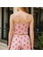 Mdb Mdbshop Pembe Kiraz Desenli Kurdelalı Askılı Şortlu Pijama Takımı 2