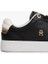 Kadın Th Monogram Plaque Court Sneakers - Siyah 7