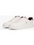 Kadın Th Monogram Plaque Court Sneakers - Beyaz/bordo 1