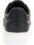Kadın Britz Monogram Desenli Metalik Detaylı Sneaker - Siyah 3