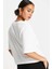 Jordan Essential Boxy Loose Fit T-Shirt Black Kadın Bol Kesim Crop Tişört Beyaz 2