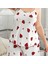 Mdb Mdbshop Büyük Beden Çilek Desen Pamuklu Şortlu Pijama Takımı 2
