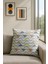 Desenli Elyaflı Minder Gri 45X45 2