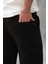 Siyah Regular Fit Erkek Pantolon E6572 4