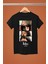 Beatles Baskılı %100 Pamuklu Kısa Kollu Regular Kalıp Rock Tshirt 1