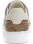 Kadın Britz Monogram Desenli Metalik Detaylı Sneaker - Bej 3