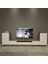 Trio ON2S Mdf Tv Ünitesi Tv Sehpası - Pera - Beyaz 2