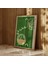 Green Emblem - Doğal Ahşap Çerçeveli Tablo - Illüstrasyon Poster - Curated By Push 1