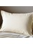 2 Adet Ekru Renk Pamuklu Yastık Kılıfı Kapaklı (50X70) 2
