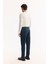 Erkek İndigo Pamuklu Oslo Carrot Fit Jean Pantolon A51Y3552 6