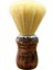 Premium Küçük Boy Sakal Fırçası Koyu Renk Ahşap Sap 1